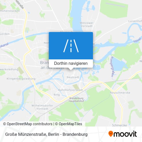 Große Münzenstraße Karte