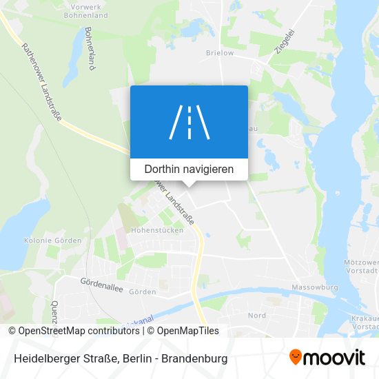Heidelberger Straße Karte