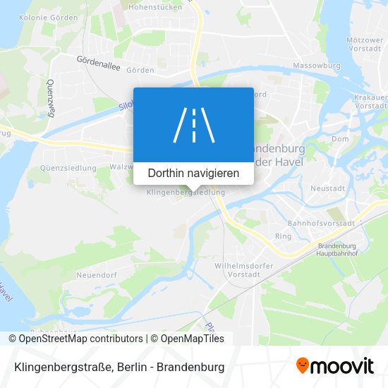 Klingenbergstraße Karte