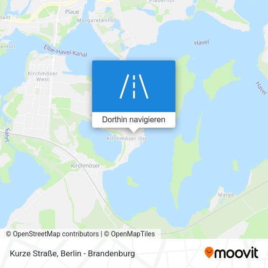 Kurze Straße Karte