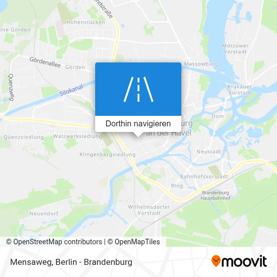Mensaweg Karte