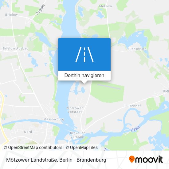 Mötzower Landstraße Karte