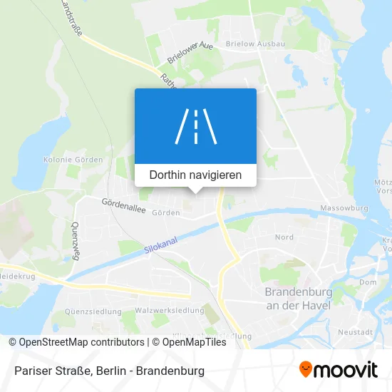 Pariser Straße Karte