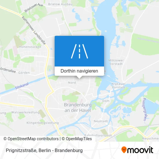Prignitzstraße Karte