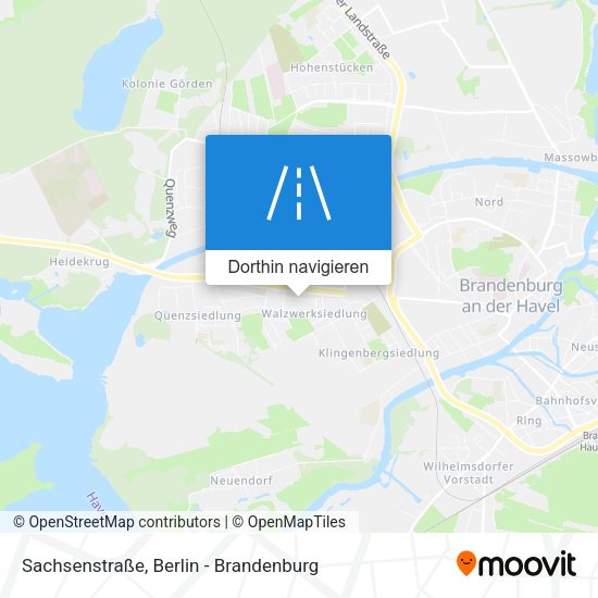 Sachsenstraße Karte