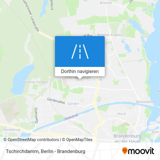 Tschirchdamm Karte