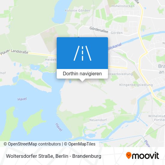 Woltersdorfer Straße Karte