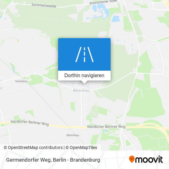 Germendorfer Weg Karte