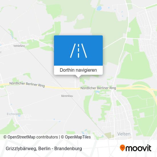 Grizzlybärweg Karte