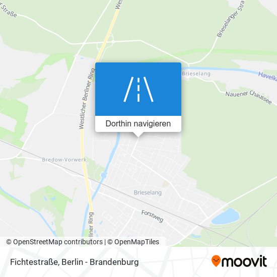 Fichtestraße Karte
