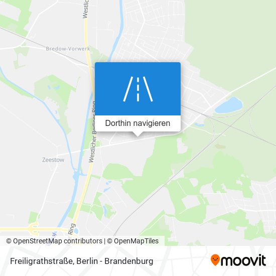 Freiligrathstraße Karte