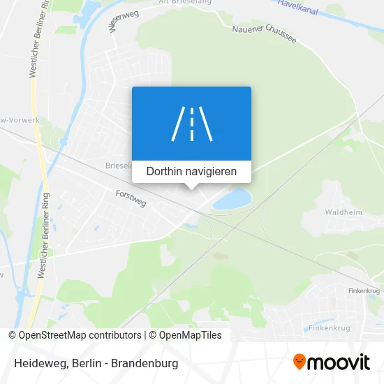 Heideweg Karte