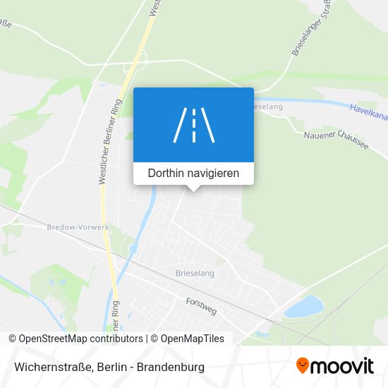 Wichernstraße Karte