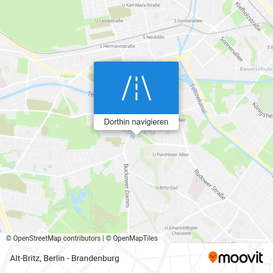 Alt-Britz Karte