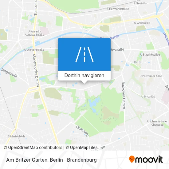 Am Britzer Garten Karte