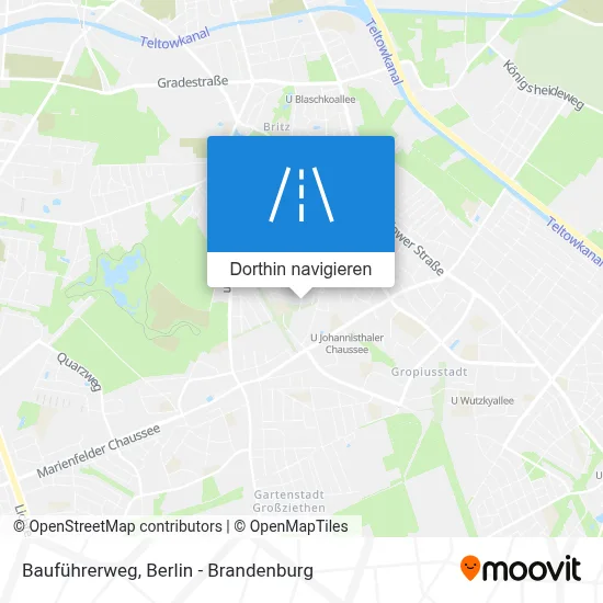 Bauführerweg Karte