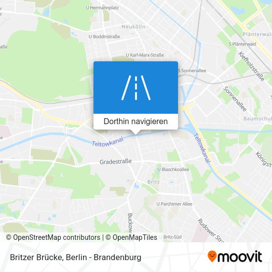 Britzer Brücke Karte