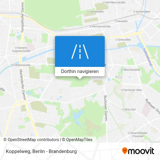 Koppelweg Karte