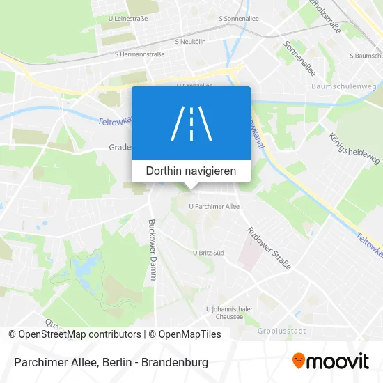 Parchimer Allee Karte