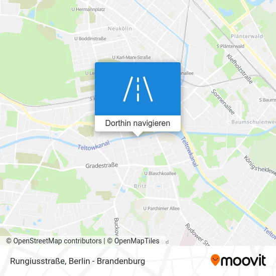 Rungiusstraße Karte