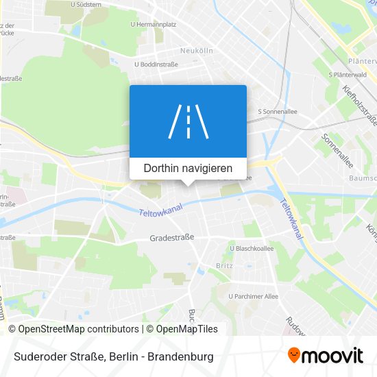 Suderoder Straße Karte