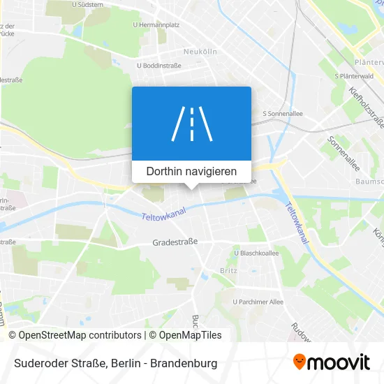 Suderoder Straße Karte