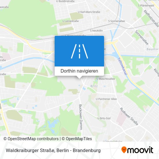 Waldkraiburger Straße Karte