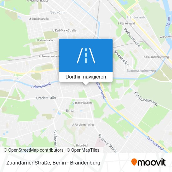 Zaandamer Straße Karte