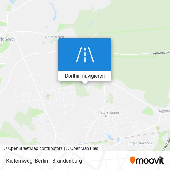 Kiefernweg Karte