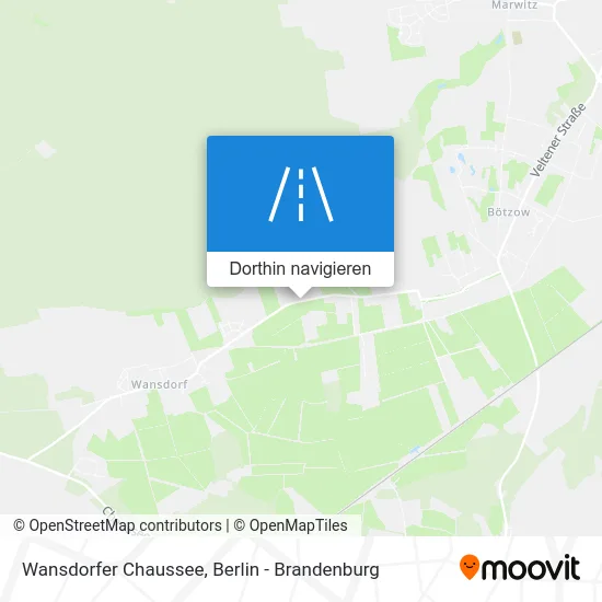 Wansdorfer Chaussee Karte