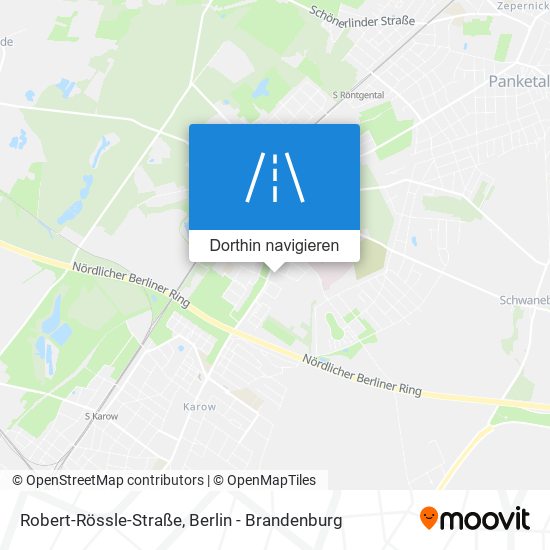 Robert-Rössle-Straße Karte