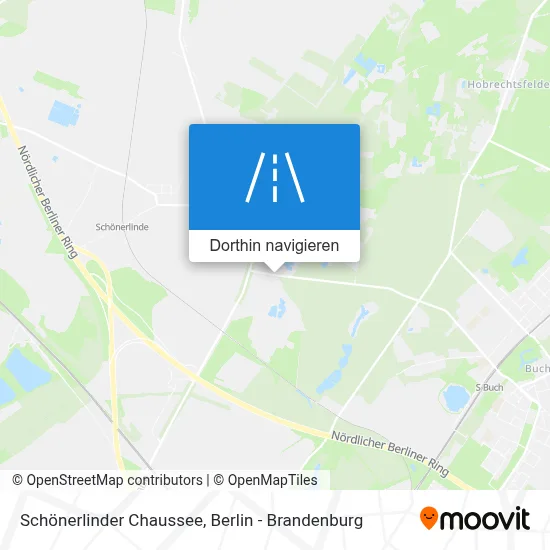 Schönerlinder Chaussee Karte