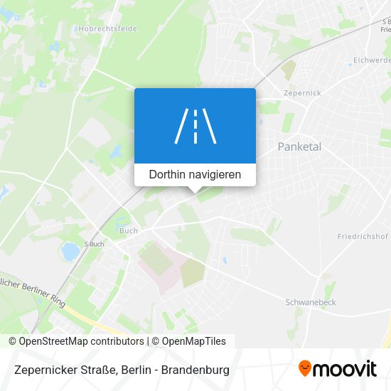 Zepernicker Straße Karte