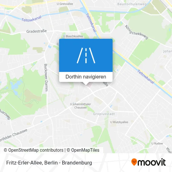 Fritz-Erler-Allee Karte