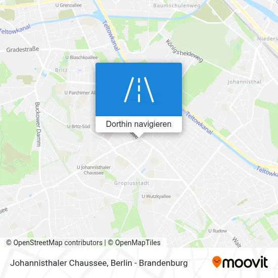 Johannisthaler Chaussee Karte