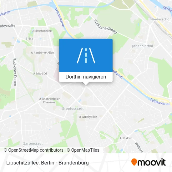 Lipschitzallee Karte