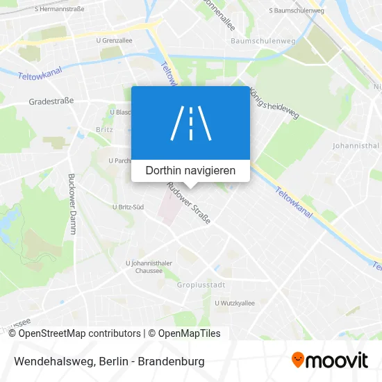 Wendehalsweg Karte