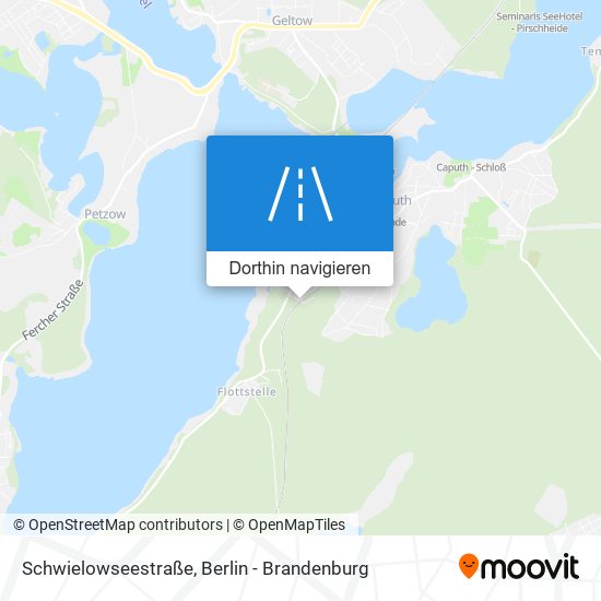 Schwielowseestraße Karte