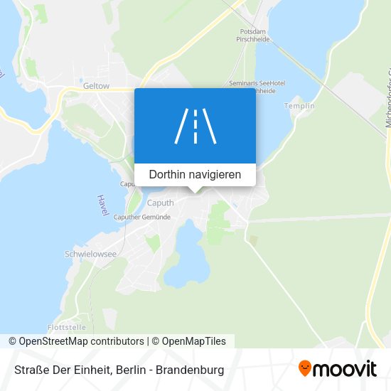 Straße Der Einheit Karte