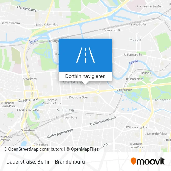 Cauerstraße Karte