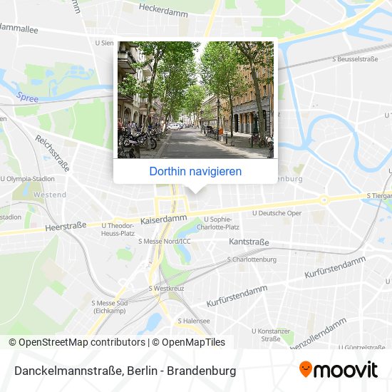 Danckelmannstraße Karte