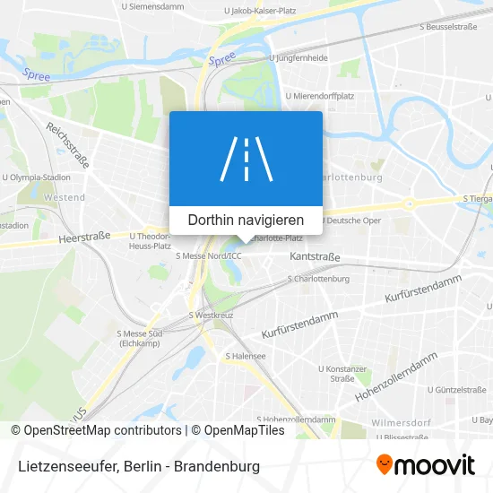 Lietzenseeufer Karte