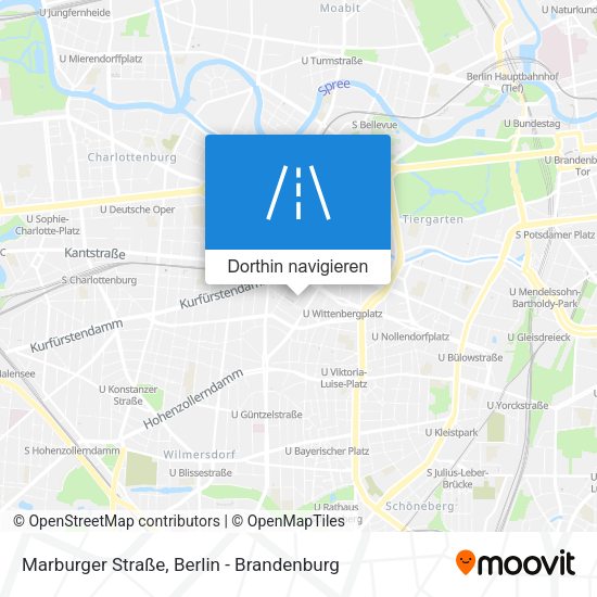 Marburger Straße Karte