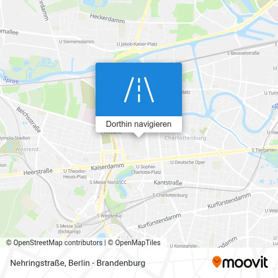 Nehringstraße Karte