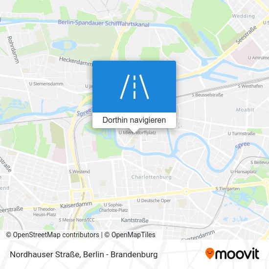 Nordhauser Straße Karte