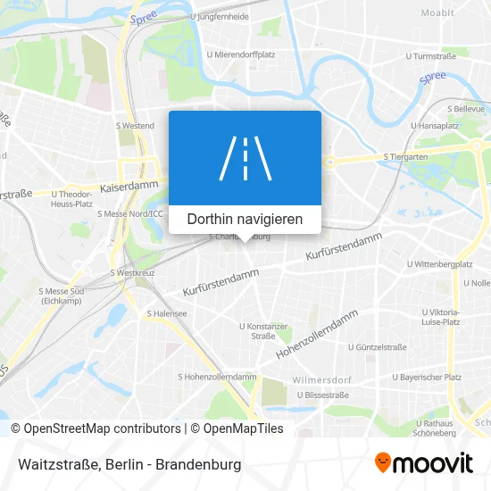 Waitzstraße Karte