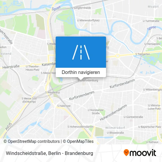 Windscheidstraße Karte