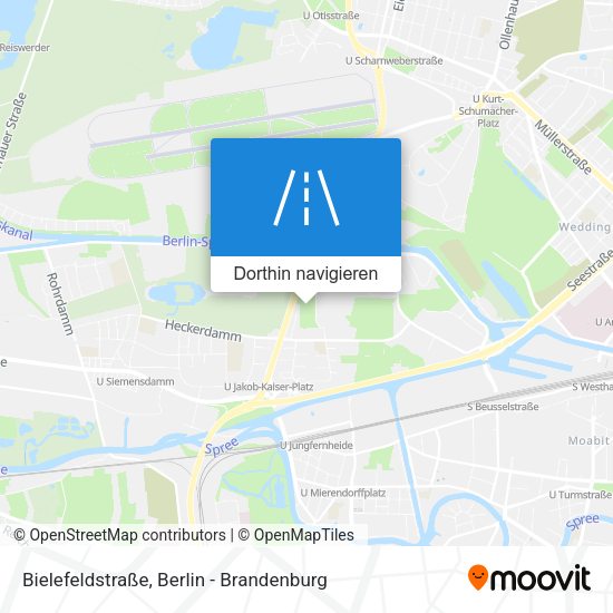 Bielefeldstraße Karte