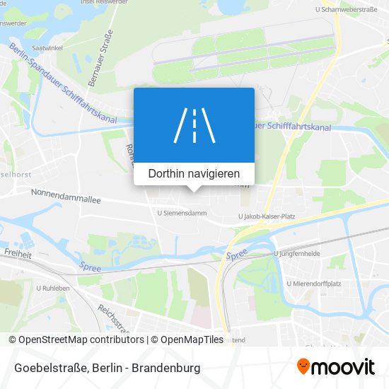Goebelstraße Karte