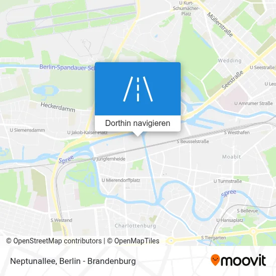 Neptunallee Karte